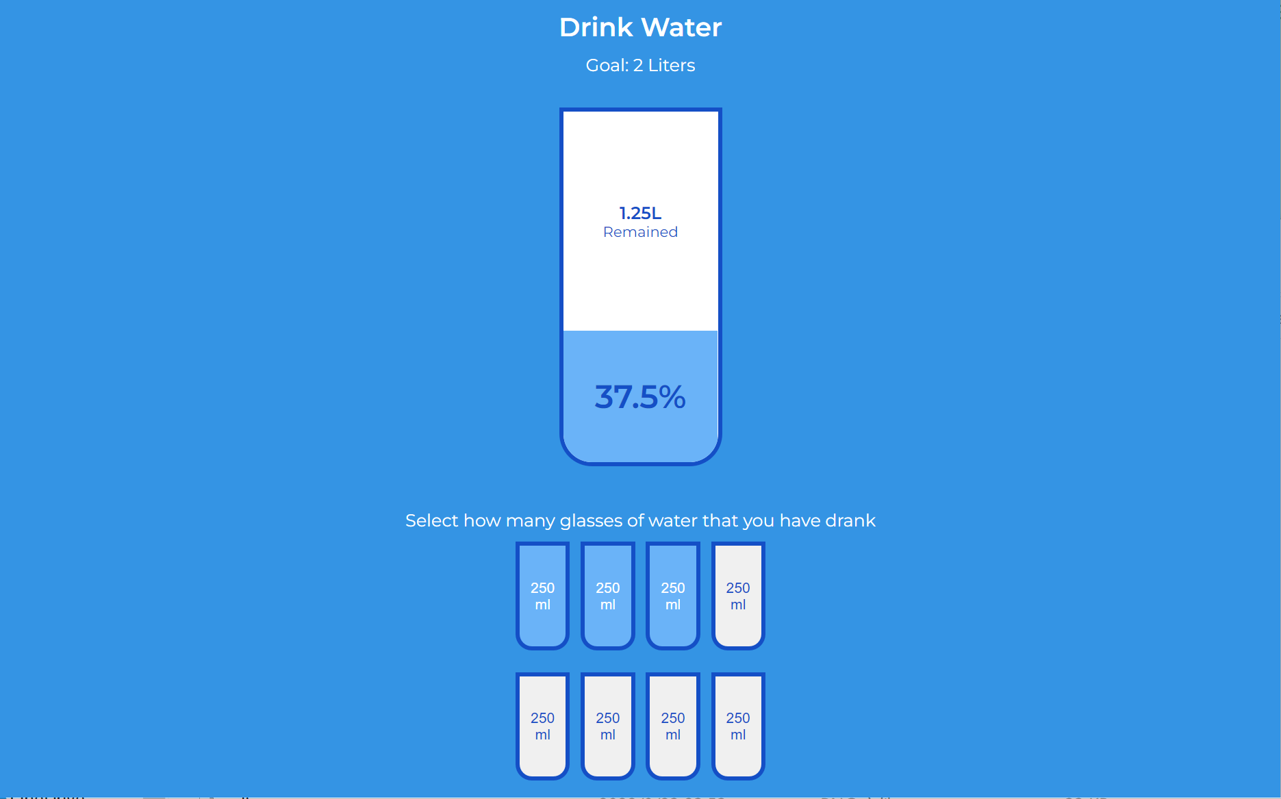 drink water